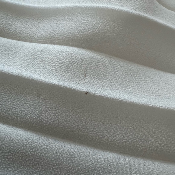 Aritzia Babaton White Jude Midi Pleated Skirt size Small - Picture 11 of 11